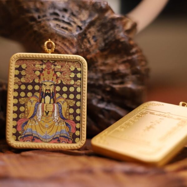 Thangka Buddha Auspicious Clouds Wealth and Protection Dragon WuYe Square Thangka - Image 4