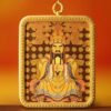 Thangka Buddha Auspicious Clouds Wealth and Protection Dragon WuYe Square Thangka
