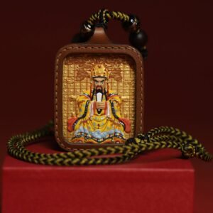 Thangka Buddha Hand-painted Auspicious Clouds Wealth and Protection Dragon WuYe Square Thangka