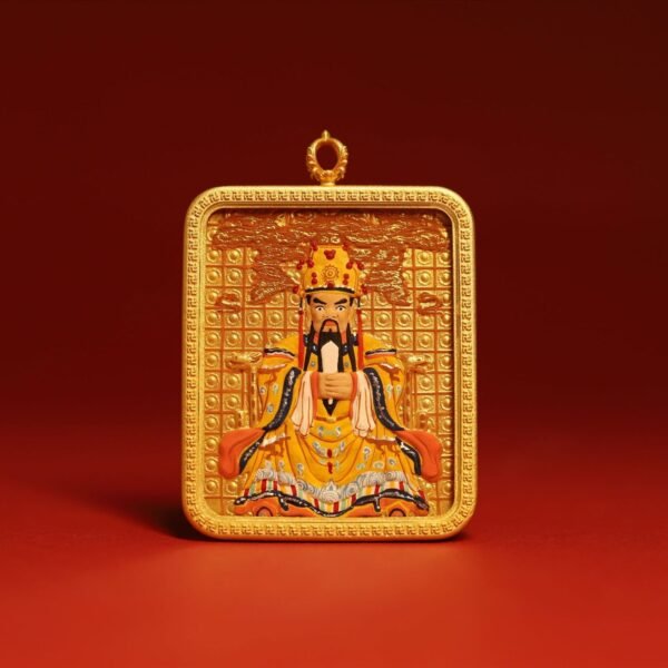 Thangka Buddha Leather Auspicious Clouds Wealth and Protection Dragon WuYe Square Thangka - Image 2