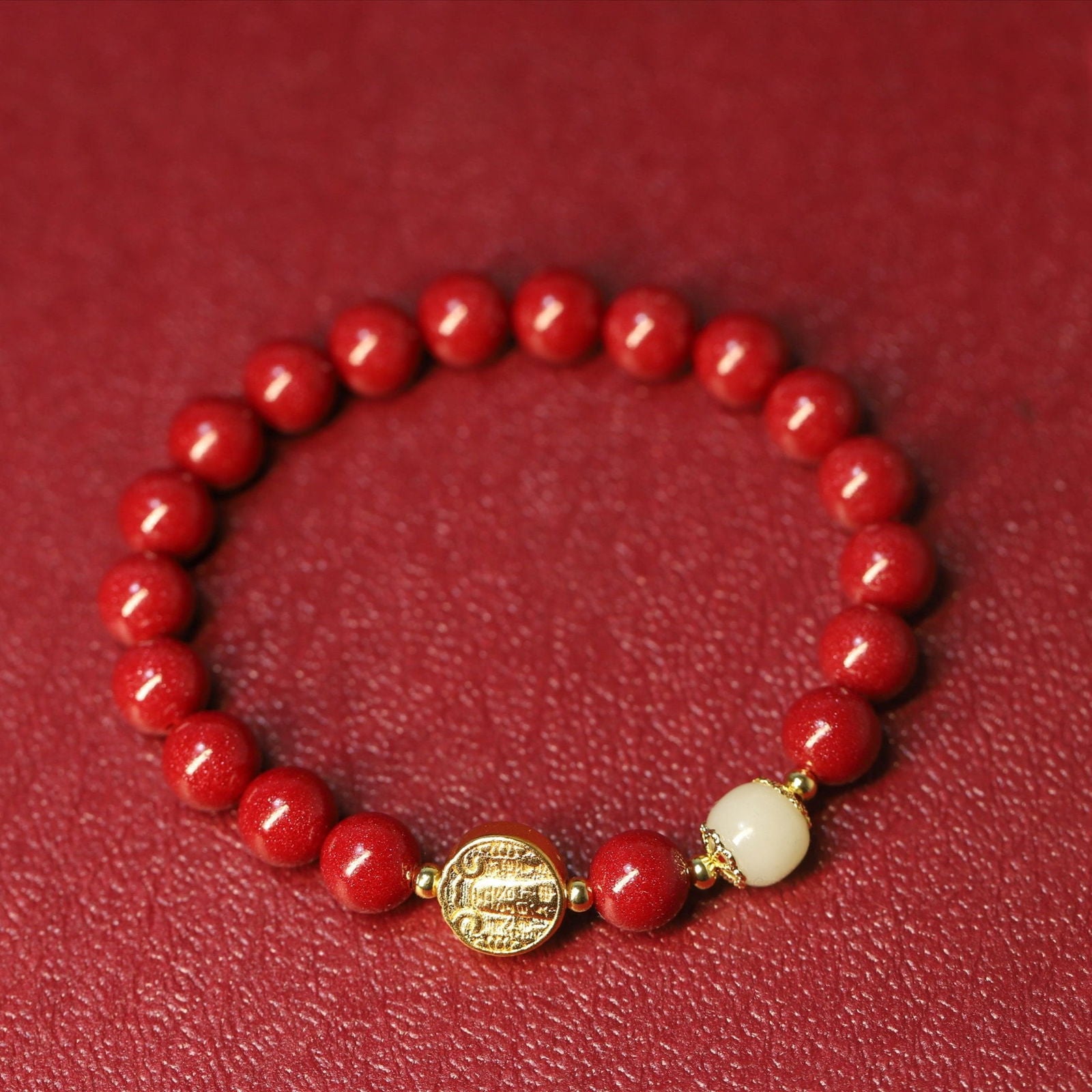 Thangka Buddha “Ben Ming Nian“ Five Directions Wealth Gods Wealth and Fortune Bracelet - Attract Abundance and Fortune in Your Zodiac Year - Image 2