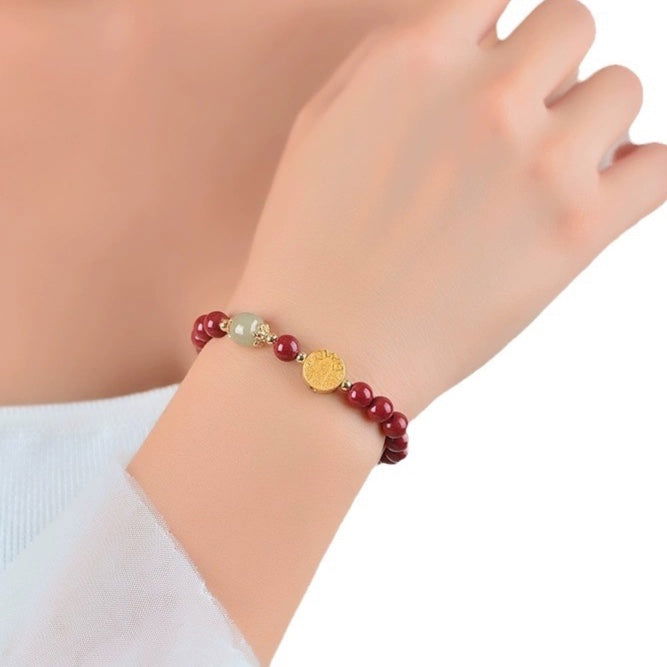 Thangka Buddha “Ben Ming Nian“ Five Directions Wealth Gods Wealth and Fortune Bracelet - Attract Abundance and Fortune in Your Zodiac Year - Image 4