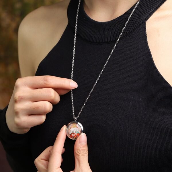 Thangka Buddha Fox Fairy Love and Protection Necklace - Image 8