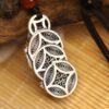 Thangka Buddha Silver Pixiu Wealth Pendant - Feng Shui Prosperity Charm - Image 3