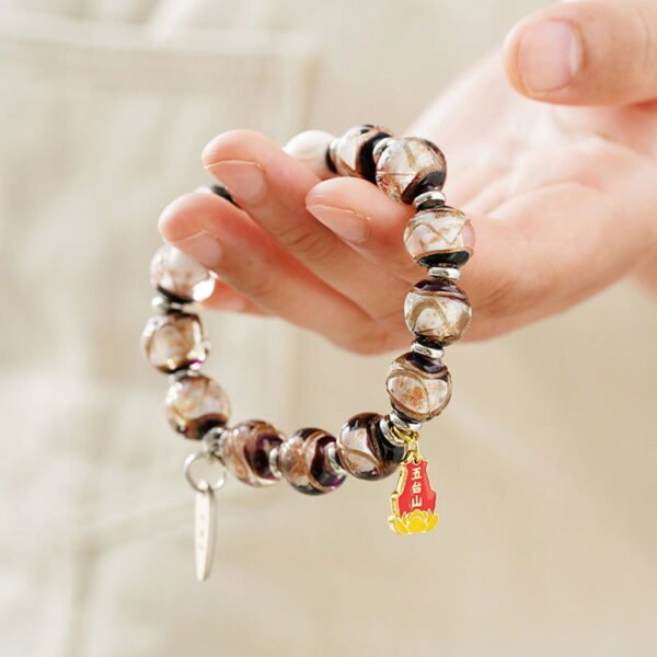 Thankg Buddha Incense Ash Liuli Wistom and Protection Bracelet - Image 8