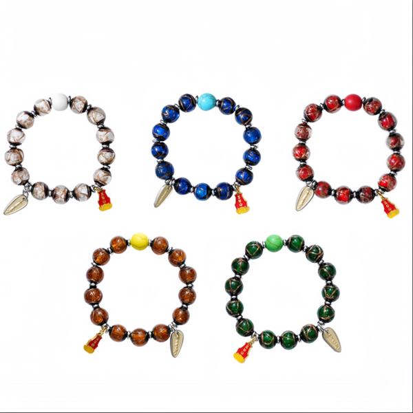 Thankg Buddha Incense Ash Liuli Wistom and Protection Bracelet - Image 2